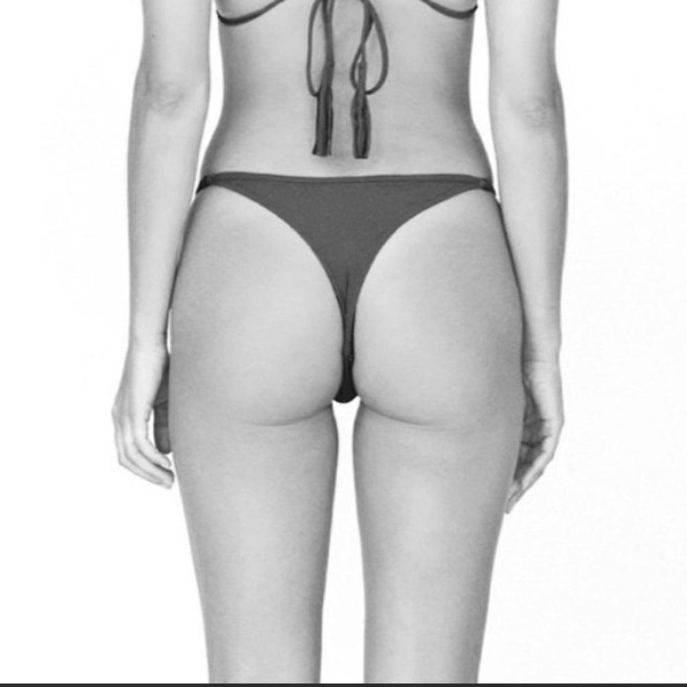 Acacia Swimwear Black Ribbed Fins Bottoms